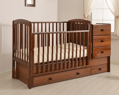 Кровать детская КК-2013-Тм "Тереза маятник" (белый)