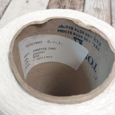 Лен 100% TOSCANO  / PRATOLINO 2000 белый молочный