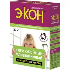 Клей обойный для флизелиновых обоев Экон Флизелиновый 200 г