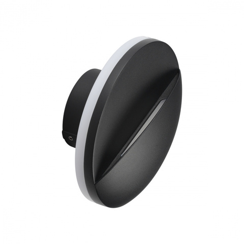 Уличный настенный светодиодный светильник Novotech 359533 STREET NT25 000 черный IP54 LED 10W 100-240V 3000К HALO