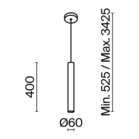 Подвесной светильник Maytoni Pro Focus MOD161PL-01CM1