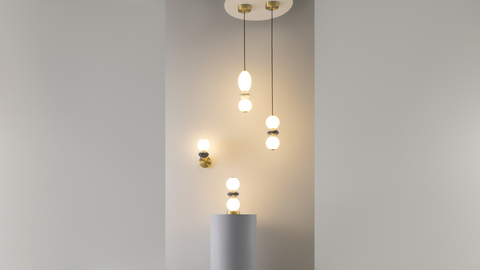 Подвесной светодиодный светильник Maytoni Brosche MOD362PL-L10BG3K