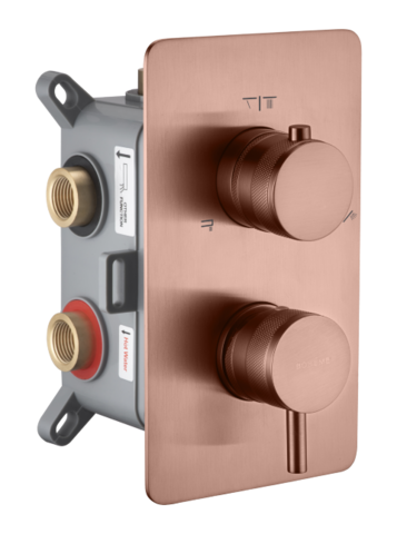 Boheme 135-3-CB Смеситель встроенный однорычажный 3-х проходной CELL COPPER BRUSHED