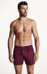 Трусы мужские боксеры 2 шт. в упаковке DIM 0DXY | Полоски/Красный Чили