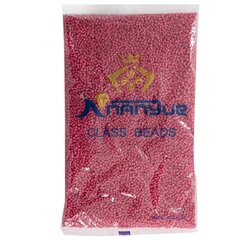 
          Бисер Alingar размер №12 вес 450 гр., светло-малиновый глянец, непрозрачный, пакет