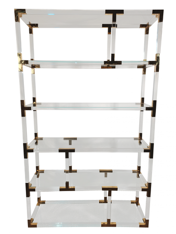 Стеллаж Ist Casa Роялти, 120х38х200 см, прозрачный