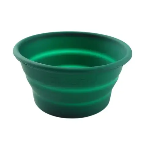 Складная силиконовая чаша для бритья Yaqi зеленая