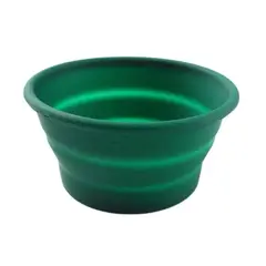 Складная силиконовая чаша для бритья Yaqi зеленая