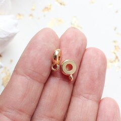 УЦЕНКА!!! Бейл, держатель для кулонов, 8*2 мм, У034