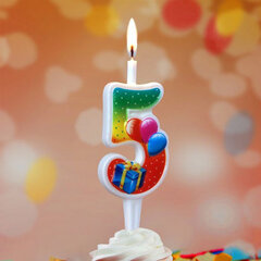 Свеча-цифра тортовая 