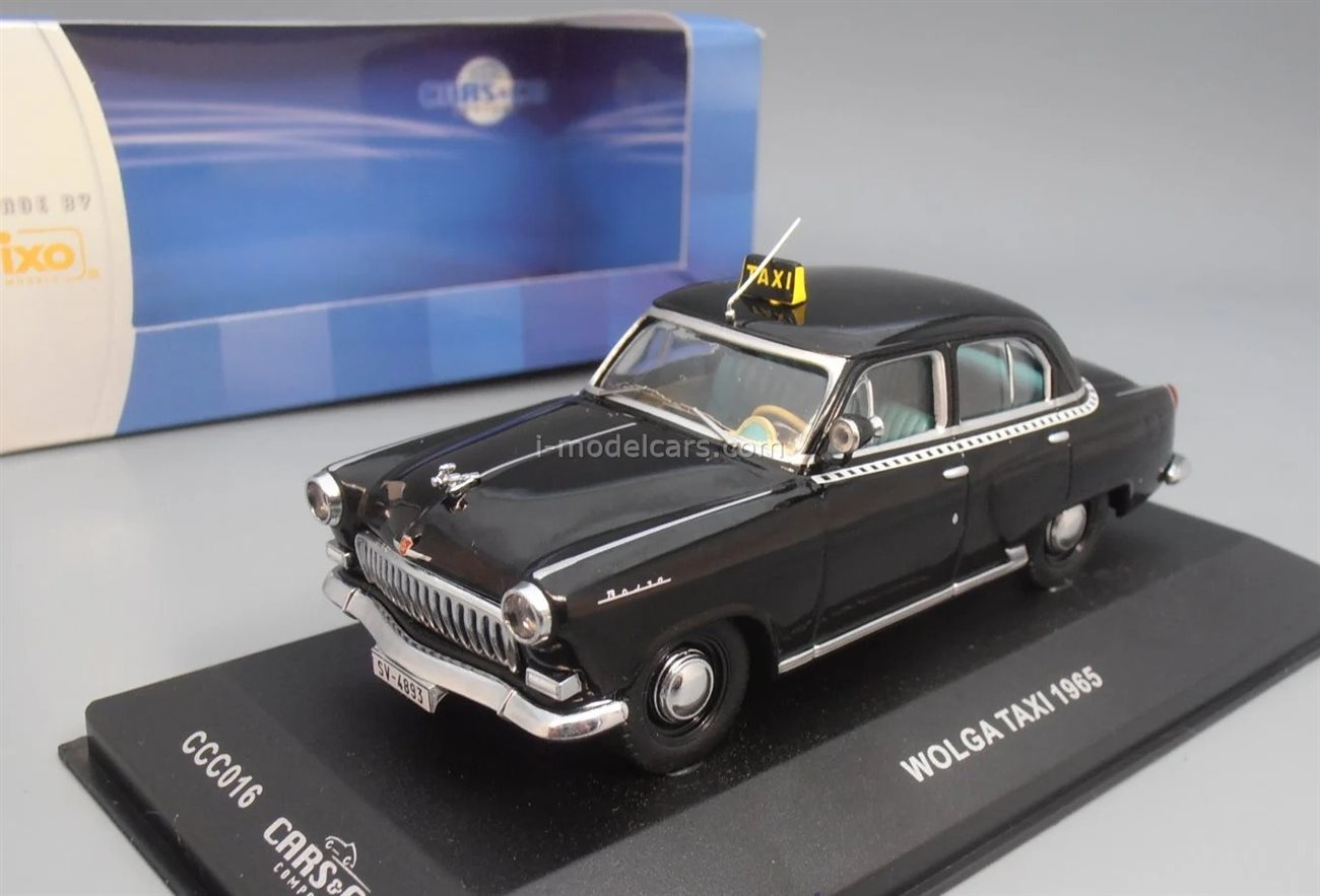 VOLGA タクシー SCALE 1:43 ソビエト製ミニカー GAZ-21 Volga Taxi DDR 1965 Cars&Co IXO 1:43