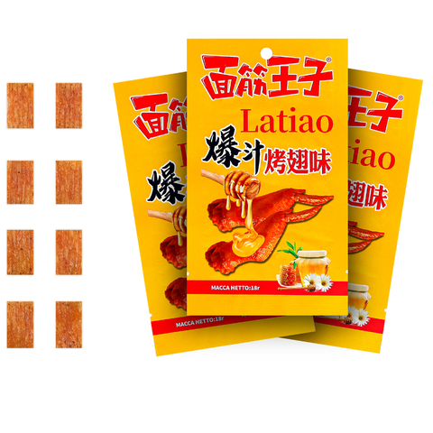 Снеки соевые Запеченные крылышки (ZD0535РФ) 1кор*14бл*30шт, 18гр