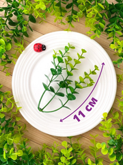 Набор травяных веточек брусничника, искусственные, 11 см, набор 30 шт.