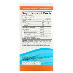 Nordic Naturals, Ultimate Omega + CoQ10, 1000 мг, 120 мягких желатиновых капсул