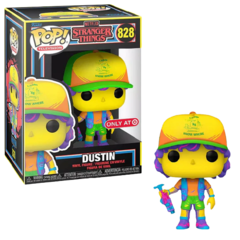 Фигурка Funko POP! TV Stranger Things Dustin in Beef Tee (Black Light) (Exc)