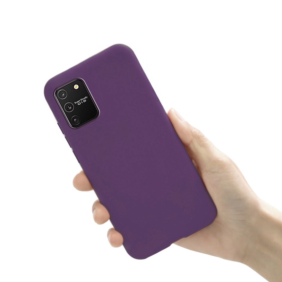 Силиконовый чехол Silicone Cover для Samsung Galaxy S10 Lite 2020: Сливовый