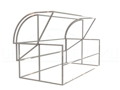 Каркас парника НОВАТОР-Макси без тента с креплением