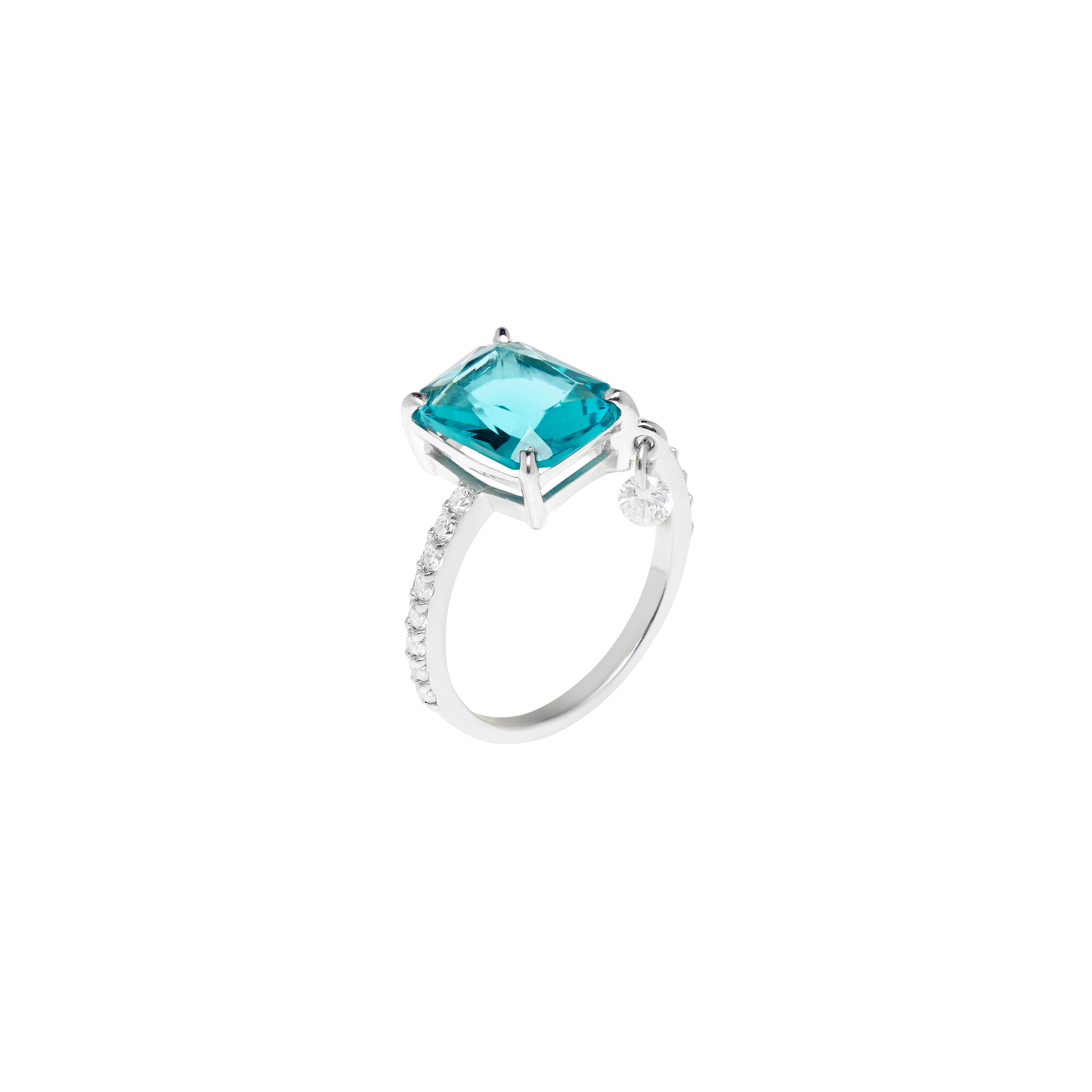 VIVA LA VIKA Кольцо Crystal Nuance Ring – Turquoise