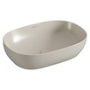 Vitra 7995B066-0016 Чаша Outline Recycled, овальная, 60x41 см, без перелива, матовый тауп