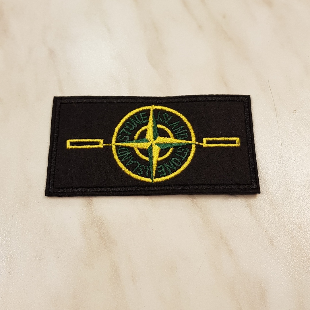 Патч stone island вышивка на заказ купить у производителя Логотип СПб