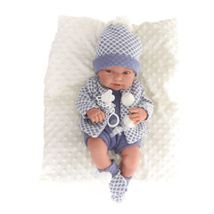 Munecas Antonio Juan Пупс Анжело в голубом, 42 см. (50035)