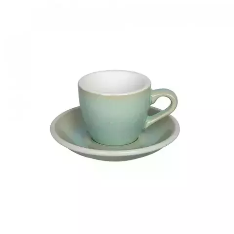 Кофейная пара 80мл Loveramics Egg зеленая