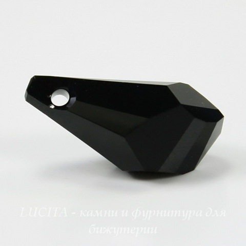 6015 Подвеска Сваровски Polygon Drop Jet (21 мм)