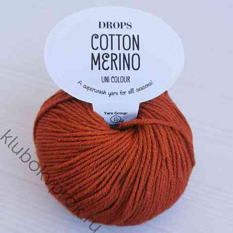 DROPS COTTON MERINO 25, Темный терракот