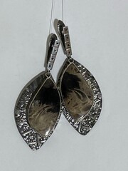 Фоссил  (серьги из серебра)
