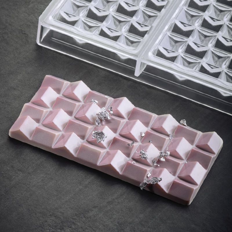 Форма д/шок. Chocolate Bar Pixie 154х77мм h11мм, 100гр, 3 ячейки, п/к PC5012FR
