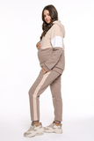 Утепленный спортивный костюм для беременных и кормящих 13420 мокко-беж-тофу