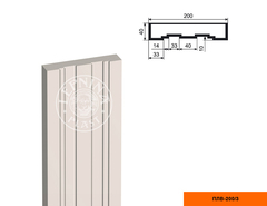 Пилястра ПЛВ-200/3 (тело)
