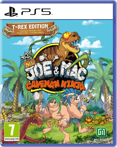Игра New Joe & Mac - Caveman Ninja T-Rex Edition (PS5)