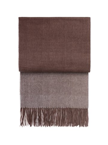 Плед 130x200 Elvang Horizon Plum-Pognac