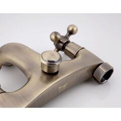 Смеситель для ванны, Frap, корот изл, с кран-буксой, бронз, F3019-4