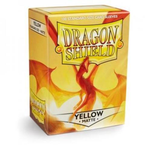 Протекторы Dragon Shield матовые желтые (100 шт.)