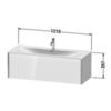 Duravit XViu Тумба подвесная 610x800x480мм, для раковины #234412, 1 ящик, цвет: белый глянцевый/champagne matt XV40360B122