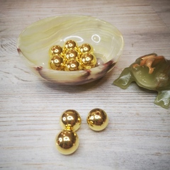 Бусины круглые золотые 18 мм (10шт)