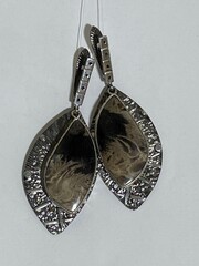 Фоссил  (серьги из серебра)