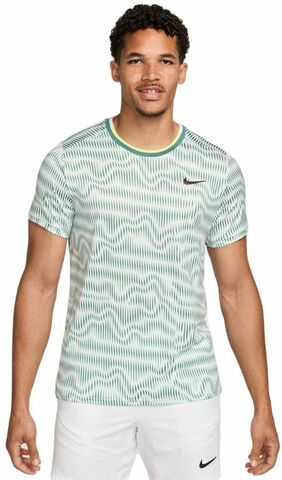 Теннисная футболка Nike Court Advantage Tennis Top - barely green/bicoastal/black