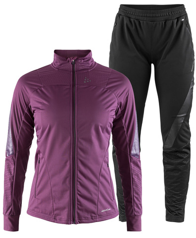 Элитный костюм для бега Craft Sharp XC Violet-Black женский