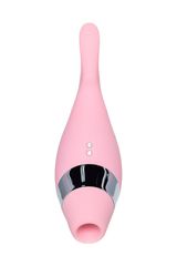 Розовый многофункциональный стимулятор Dahlia - 14 см. - 