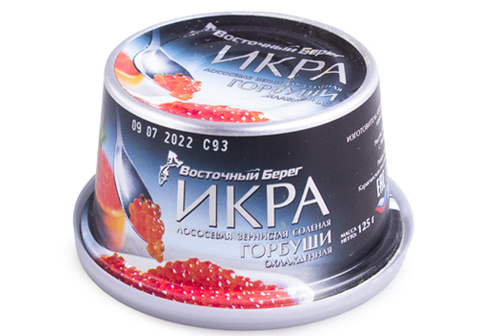 Икра красная горбуши "Восточный Берег", 125г