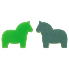 Губка IKEA SNABBAKAT (СНАББАКАТ), Зеленый, 4х13х11 см