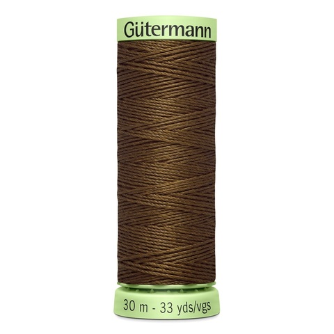Нить Top Stitch 30/30 м для декоративной отстрочки, Gutermann, 289 дижонская горчица