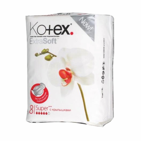 Прокладки KOTEX Extra Soft Super 8 шт РОССИЯ