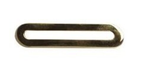 BelBagno BB39-TC-ORO Декоративная накладка на отверстие перелива для ванны, изогнутое