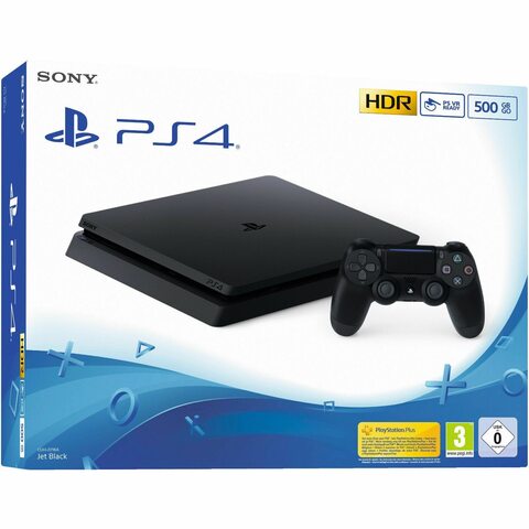 Игровая приставка Sony PlayStation 4 Slim 500 ГБ HDD(CUH2008), черный