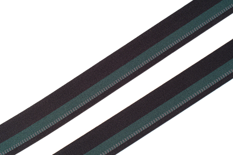 Резинка широкая, черно-серая/полосы 30 мм, Германия