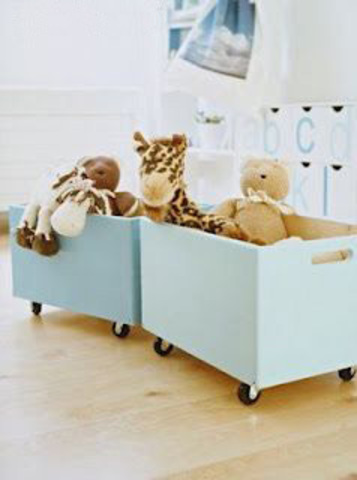 Ящик для игрушек из бука | Дизайнерская детская мебель из массива дерева